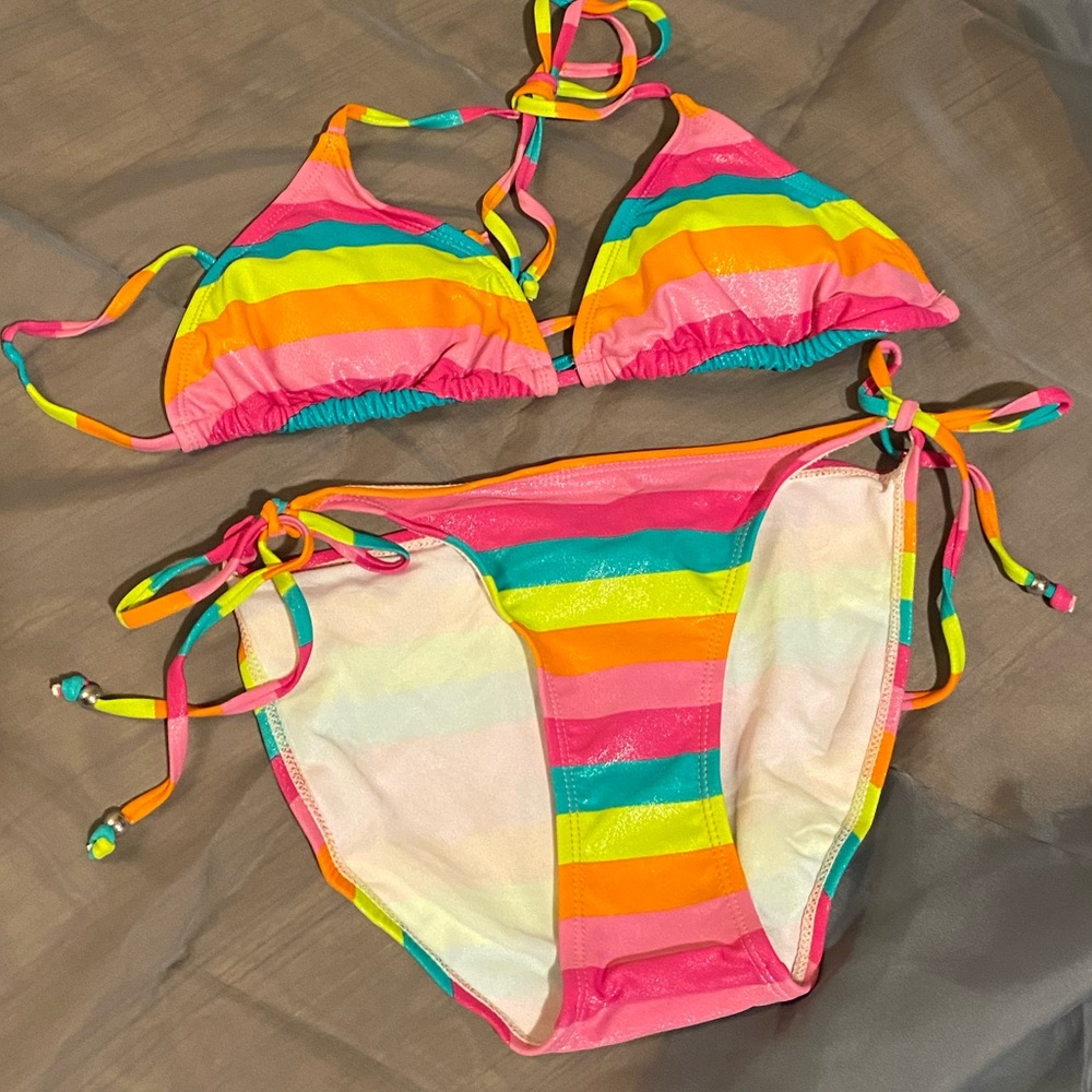 Glittery Swimsuit Set